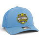 Michigan Wolverines 2026 Basketball National Champions 3D Snapback Trucker Hat- Columbia Blue