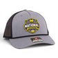 Michigan Wolverines 2026 Basketball National Champions 3D Snapback Trucker Rope Hat- Heather Grey/ Black
