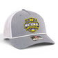 Michigan Wolverines 2026 Basketball National Champions 3D Snapback Trucker Rope Hat- Heather Grey/ White