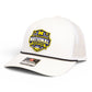 Michigan Wolverines 2026 Basketball National Champions 3D Snapback Trucker Rope Hat- White/ Black
