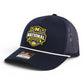 Michigan Wolverines 2026 Basketball National Champions 3D Snapback Trucker Rope Hat- Navy/ White