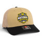 Michigan Wolverines 2026 Basketball National Champions 3D Snapback Trucker Hat- Tan Combo/ Black