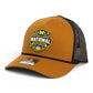 Michigan Wolverines 2026 Basketball National Champions 3D Snapback Trucker Rope Hat- Carmel/ Black