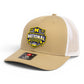 Michigan Wolverines 2026 Basketball National Champions 3D Snapback Trucker Hat- Tan/ White
