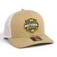 Michigan Wolverines 2026 Basketball National Champions 3D Snapback Trucker Hat- Tan/ White