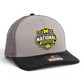Michigan Wolverines 2026 Basketball National Champions 3D Snapback Trucker Hat- Grey/ Charcoal/ Black