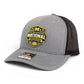 Michigan Wolverines 2026 Basketball National Champions 3D Snapback Trucker Hat- Heather Grey/ Black