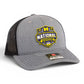 Michigan Wolverines 2026 Basketball National Champions 3D Snapback Trucker Hat- Heather Grey/ Black