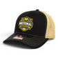Michigan Wolverines 2026 Basketball National Champions 3D Snapback Trucker Hat- Black/ Vegas Gold