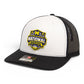 Michigan Wolverines 2026 Basketball National Champions 3D Snapback Trucker Hat- White/ Black
