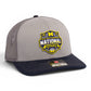 Michigan Wolverines 2026 Basketball National Champions 3D Snapback Trucker Hat- Grey/ Charcoal/ Navy