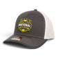 Michigan Wolverines 2026 Basketball National Champions 3D Snapback Trucker Hat- Charcoal/ White