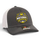 Michigan Wolverines 2026 Basketball National Champions 3D Snapback Trucker Hat- Charcoal/ White