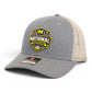 Michigan Wolverines 2026 Basketball National Champions 3D Snapback Trucker Hat- Heather Grey/ Light Grey
