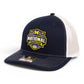 Michigan Wolverines 2026 Basketball National Champions 3D Snapback Trucker Hat- Navy/ White