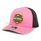 Michigan Wolverines 2026 Basketball National Champions 3D Snapback Trucker Hat- Pink/ Black