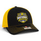 Michigan Wolverines 2026 Basketball National Champions 3D Snapback Trucker Hat- Black/ Yellow