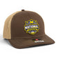 Michigan Wolverines 2026 Basketball National Champions 3D Snapback Trucker Hat- Brown/ Tan