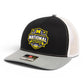 Michigan Wolverines 2026 Basketball National Champions 3D Snapback Trucker Hat- Black/ White/ Heather Grey