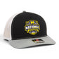 Michigan Wolverines 2026 Basketball National Champions 3D Snapback Trucker Hat- Black/ White/ Heather Grey