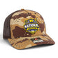Michigan Wolverines 2026 Basketball National Champions 3D Snapback Trucker Hat- Desert Camo/ Brown