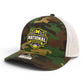 Michigan Wolverines 2026 Basketball National Champions 3D Snapback Trucker Hat- Army Camo/ White