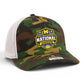 Michigan Wolverines 2026 Basketball National Champions 3D Snapback Trucker Hat- Army Camo/ White