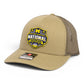 Michigan Wolverines 2026 Basketball National Champions 3D Snapback Trucker Hat- Pale Loden