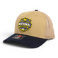 Michigan Wolverines 2026 Basketball National Champions 3D Snapback Trucker Hat- Tan Combo/ Navy