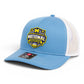 Michigan Wolverines 2026 Basketball National Champions 3D Snapback Trucker Hat- Columbia/ White