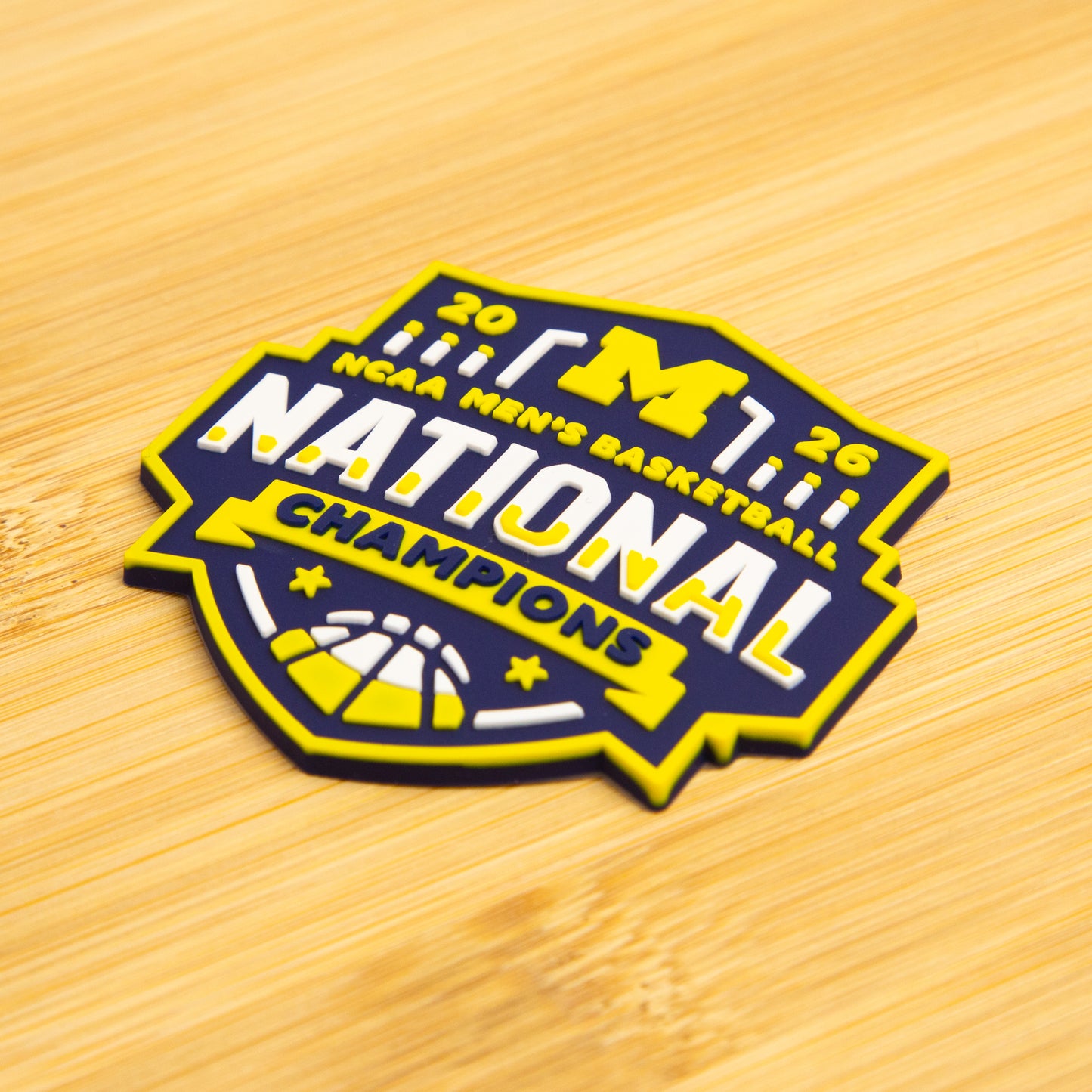 Michigan Wolverines 2026 Basketball National Champions 3D Duck Camo Rope Hat- Canyon