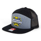 Michigan Wolverines College Football National Champions 3D Snapback Seven-Panel Flat Bill Trucker Hat- Heather Grey/ Black