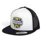 Michigan Wolverines College Football National Champions 3D YP Snapback Flat Bill Trucker Hat- White/ Black