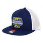 Michigan Wolverines College Football National Champions 3D Wool Blend Flat Bill Hat- Navy/ White