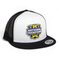 Michigan Wolverines College Football National Champions 3D YP Snapback Flat Bill Trucker Hat- White/ Black