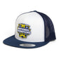 Michigan Wolverines College Football National Champions 3D YP Snapback Flat Bill Trucker Hat- White/ Navy