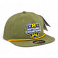 Michigan Wolverines College Football National Champions 3D Perforated Rope Hat- Loden/ Amber