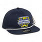 Michigan Wolverines College Football National Champions 3D Classic Rope Hat- Navy/ White