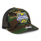 Michigan Wolverines College Football National Champions 3D Snapback Trucker Hat- Army Camo/ Black