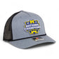 Michigan Wolverines College Football National Champions 3D Snapback Trucker Rope Hat- Heather Grey/ Black