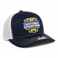 Michigan Wolverines College Football National Champions 3D Snapback Trucker Hat- Navy/ White