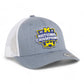 Michigan Wolverines College Football National Champions 3D YP Snapback Trucker Hat- Heather Grey/ White