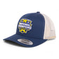 Michigan Wolverines College Football National Champions 3D YP Snapback Trucker Hat- Navy/ Silver