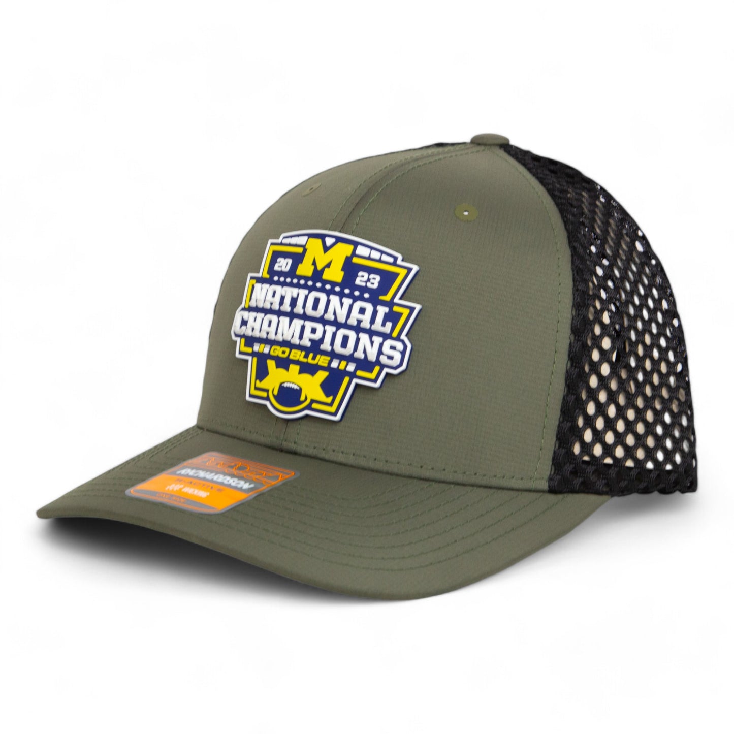 Michigan Wolverines College Football National Champions 3D Snapback Tilikum Trucker Hat- Loden/ Black