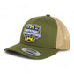 Michigan Wolverines College Football National Champions 3D YP Snapback Trucker Hat- Moss/ Tan