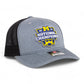 Michigan Wolverines College Football National Champions 3D Snapback Trucker Hat- Heather Grey/ Black