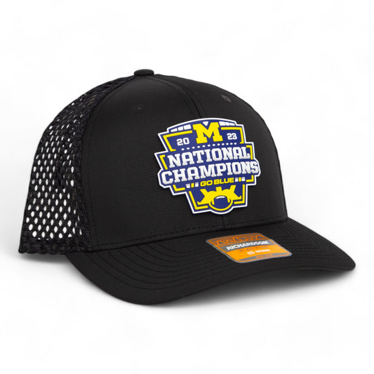 Michigan Wolverines College Football National Champions 3D Snapback Tilikum Trucker Hat- Black