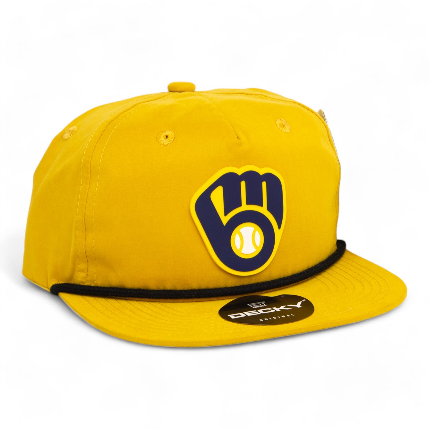 Milwaukee Brewers 3D Classic Rope Hat- Biscuit/ Black