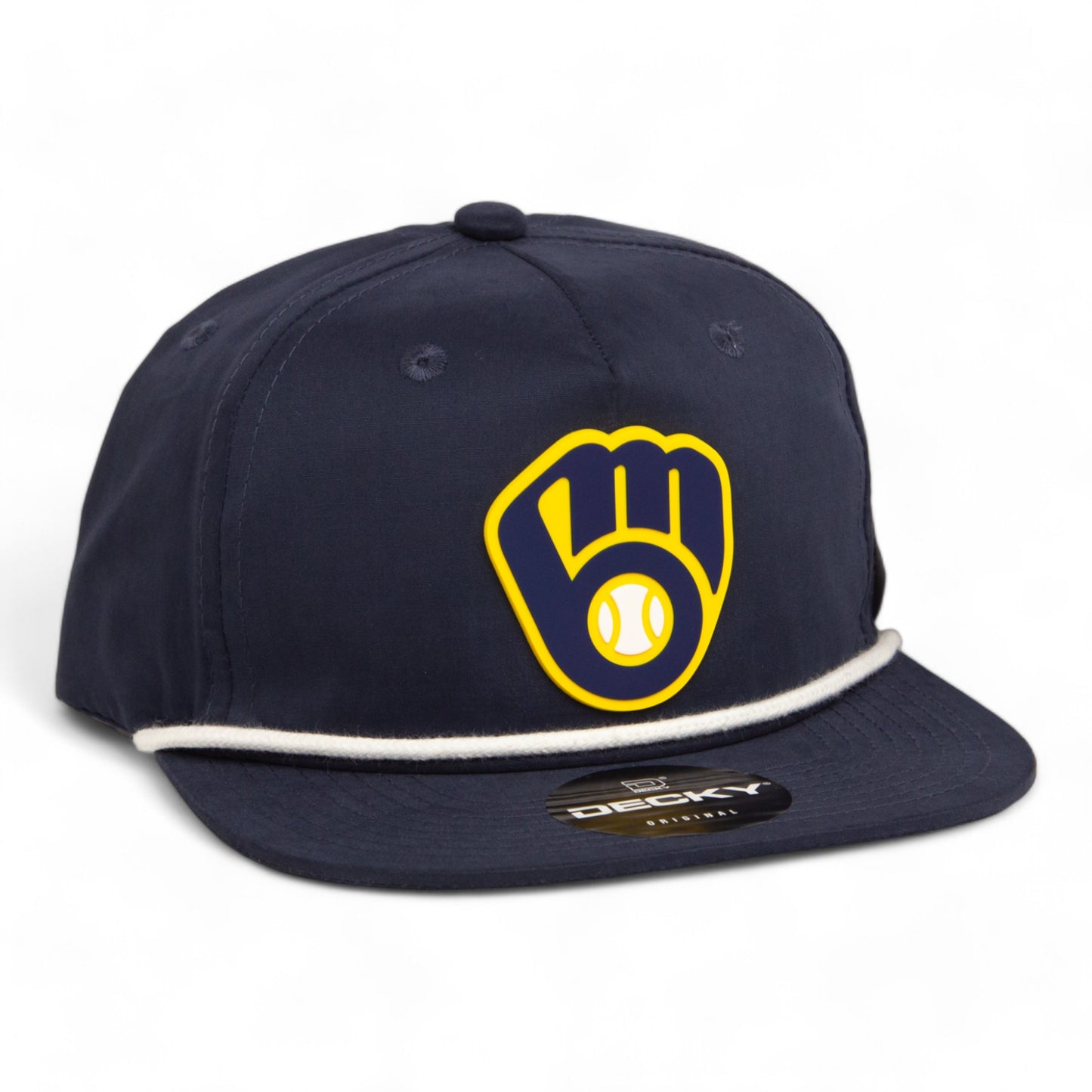 Milwaukee Brewers 3D Classic Rope Hat- Navy/ White