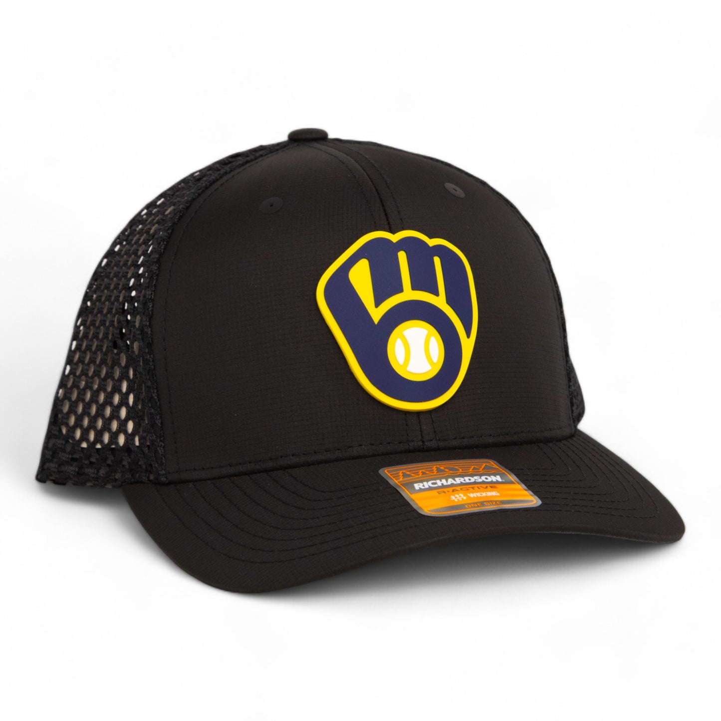 Milwaukee Brewers 3D Snapback Tilikum Trucker Hat- Black